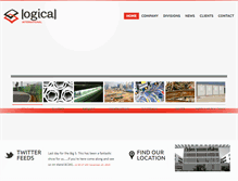 Tablet Screenshot of logicalinternational.com